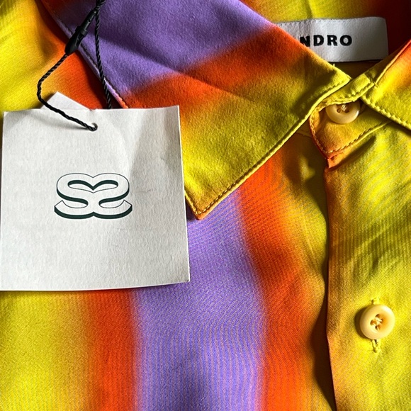Sandro Paris Striped Shirt - Picture 8 of 8